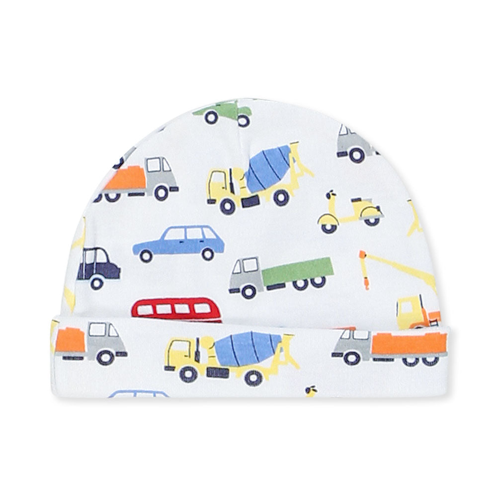 BABY CAPS PK-5 MULTI COLOR CARS & CLOUDS