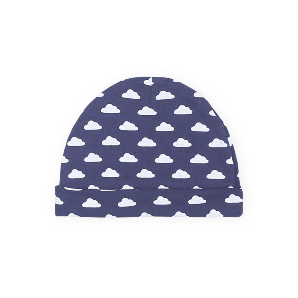 BABY CAPS PK-3 NAVY CLOUDS & AEROPLANE