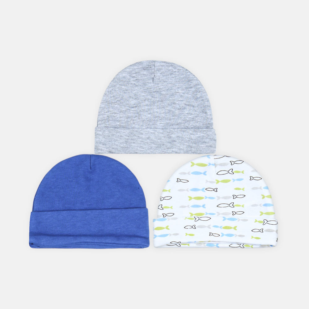 BABY CAPS PK-3 OCEAN BREEZE