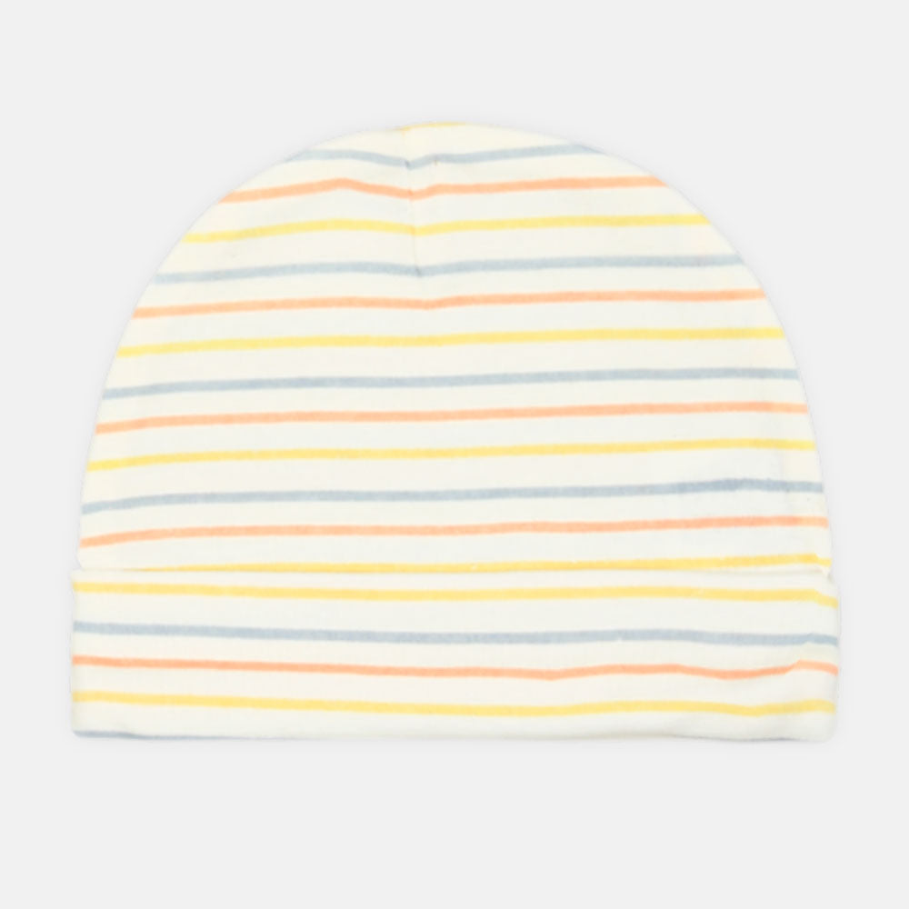 BABY CAPS PK-3 SUNSHINE & STRIPES