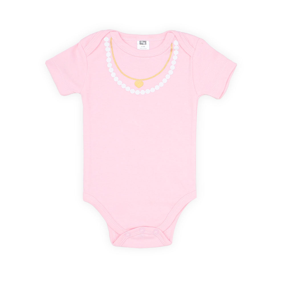 BABY GIRL GIFT SET PK-4 PINK & GREY NECKLACE