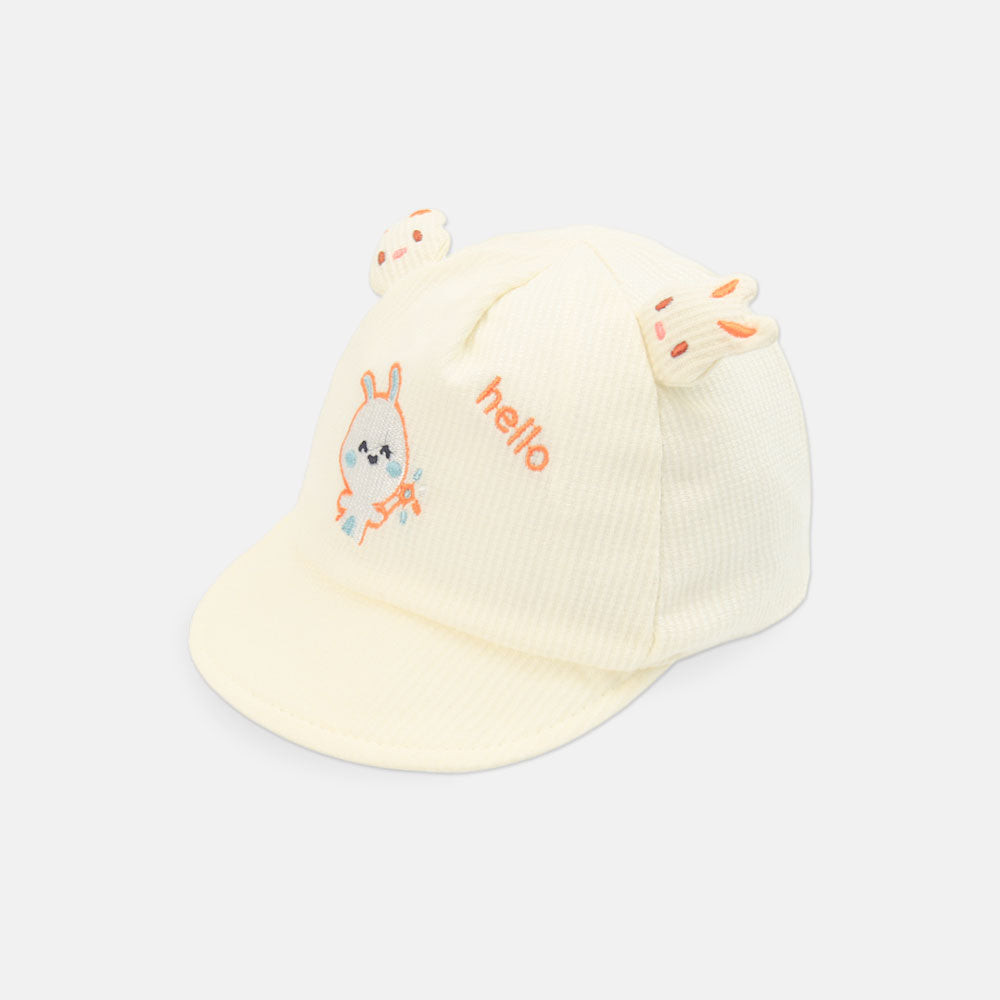 BABY HAT "HELLO" BUNNY EAR