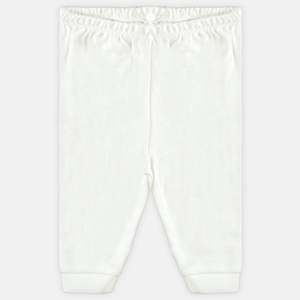 NEW BORN SUIT GIRLS WHITE HOOPLA