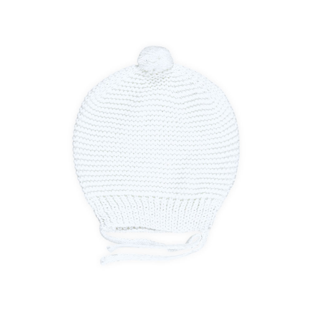 BABY WOOLEN CAP WHITE