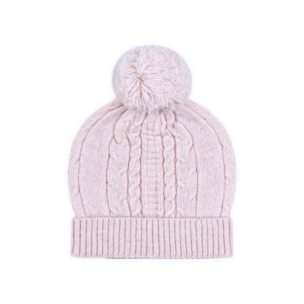 BABY WOOLEN CAP PINK