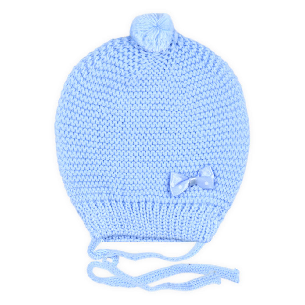 BABY WOOLEN CAP SET SKY BLUE