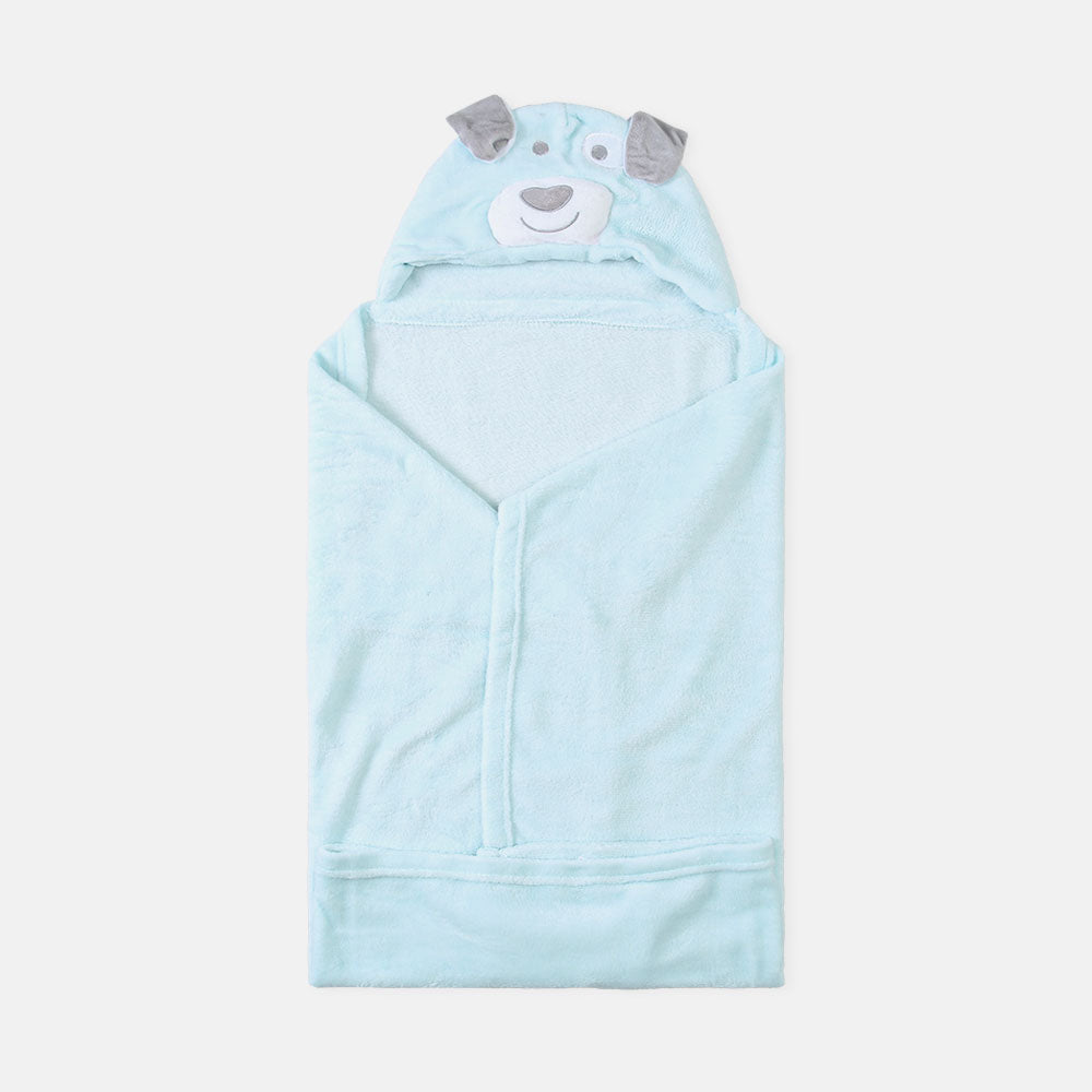 BLANKET LIGHT BLUE PUPPY