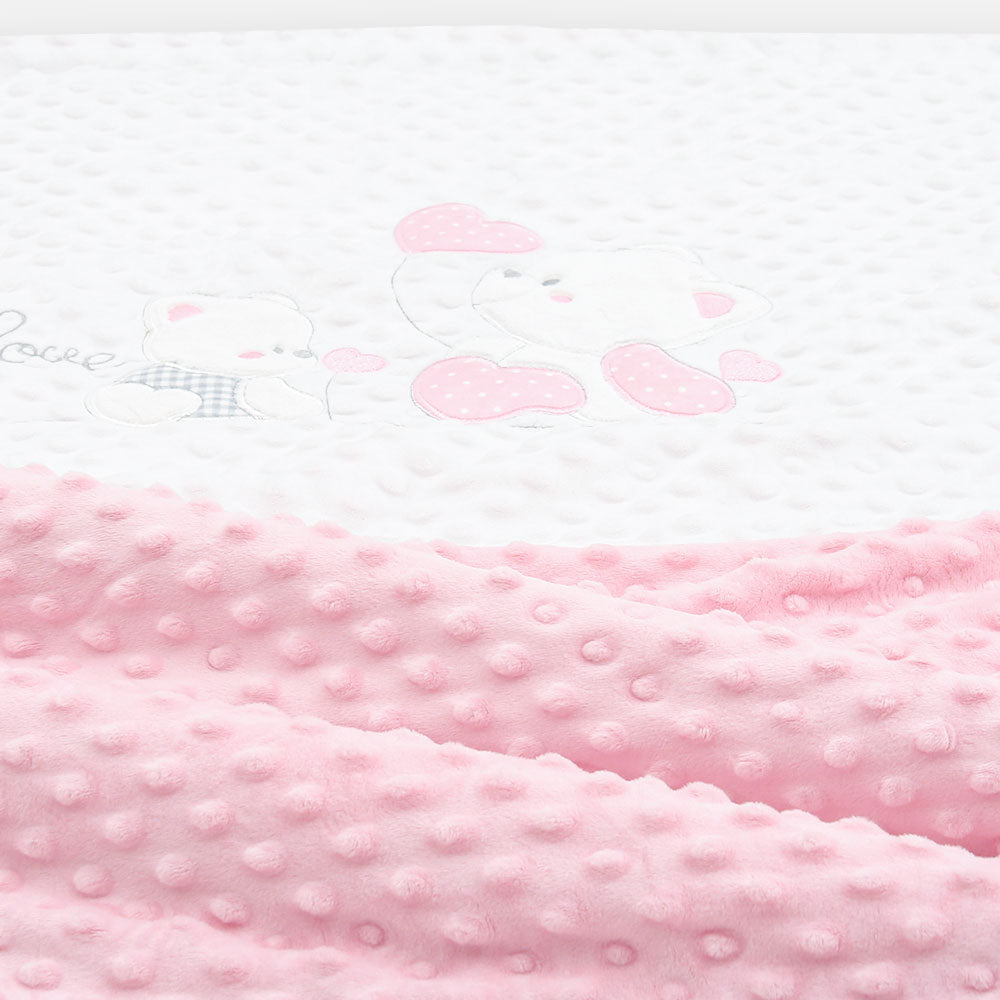 BLANKET PINK BEAR