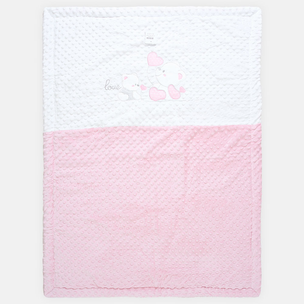 BLANKET PINK BEAR