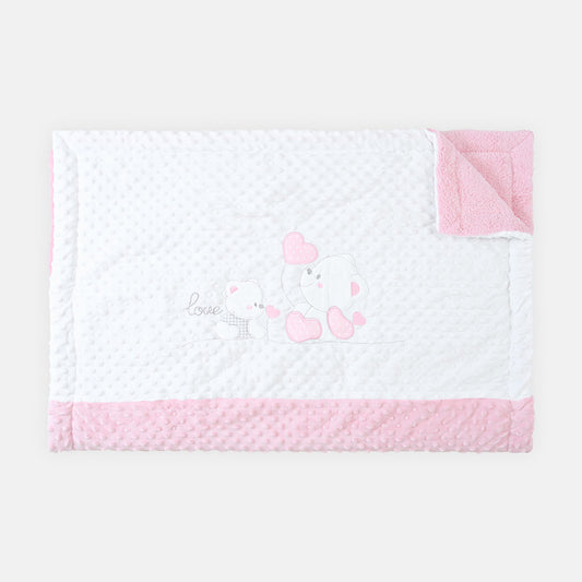BLANKET PINK BEAR
