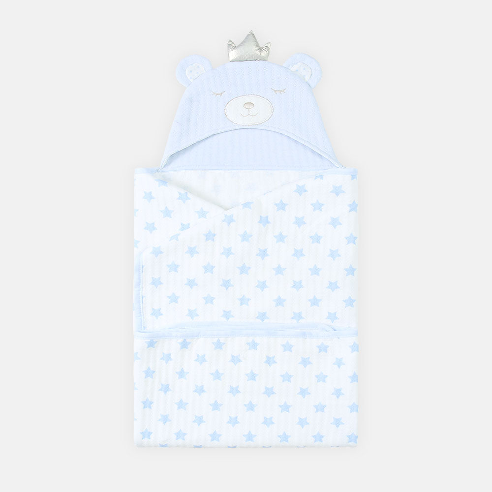 BLANKET BLUE STARRY BEAR