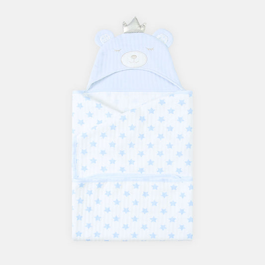 BLANKET BLUE STARRY BEAR