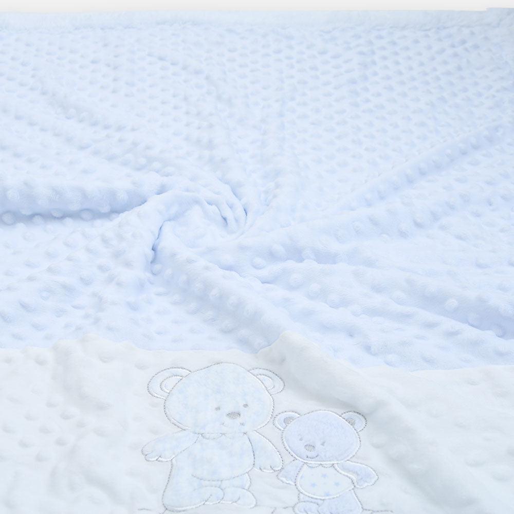 BLANKET LIGHT BLUE BABY BEAR