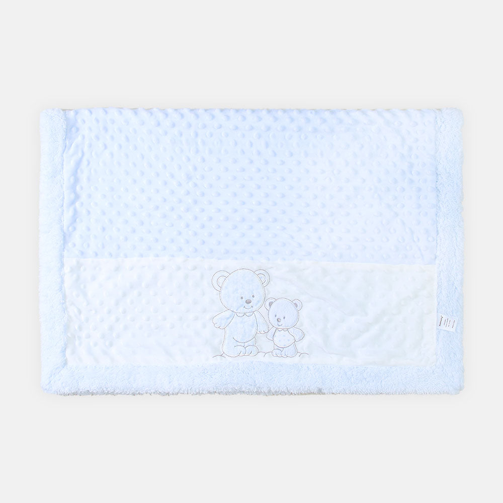 BLANKET LIGHT BLUE BABY BEAR