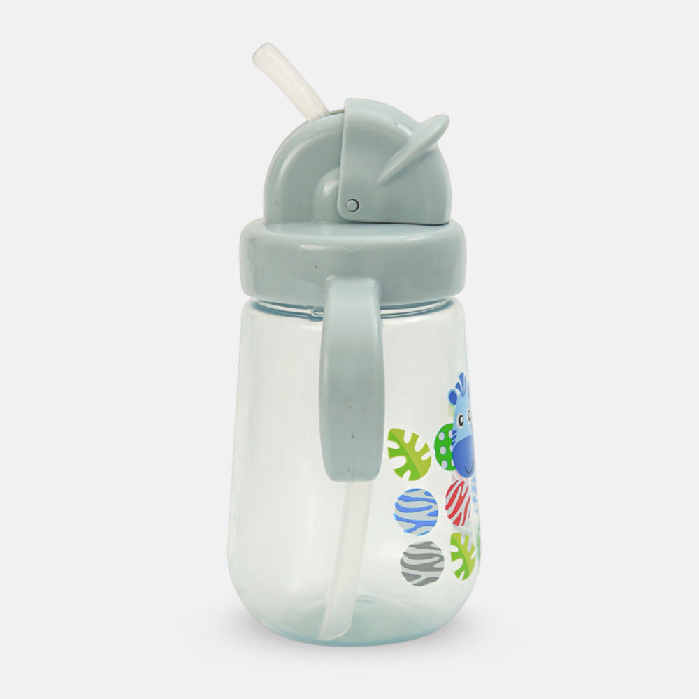 TRAINING CUP STRAW BLUE ZEBRA