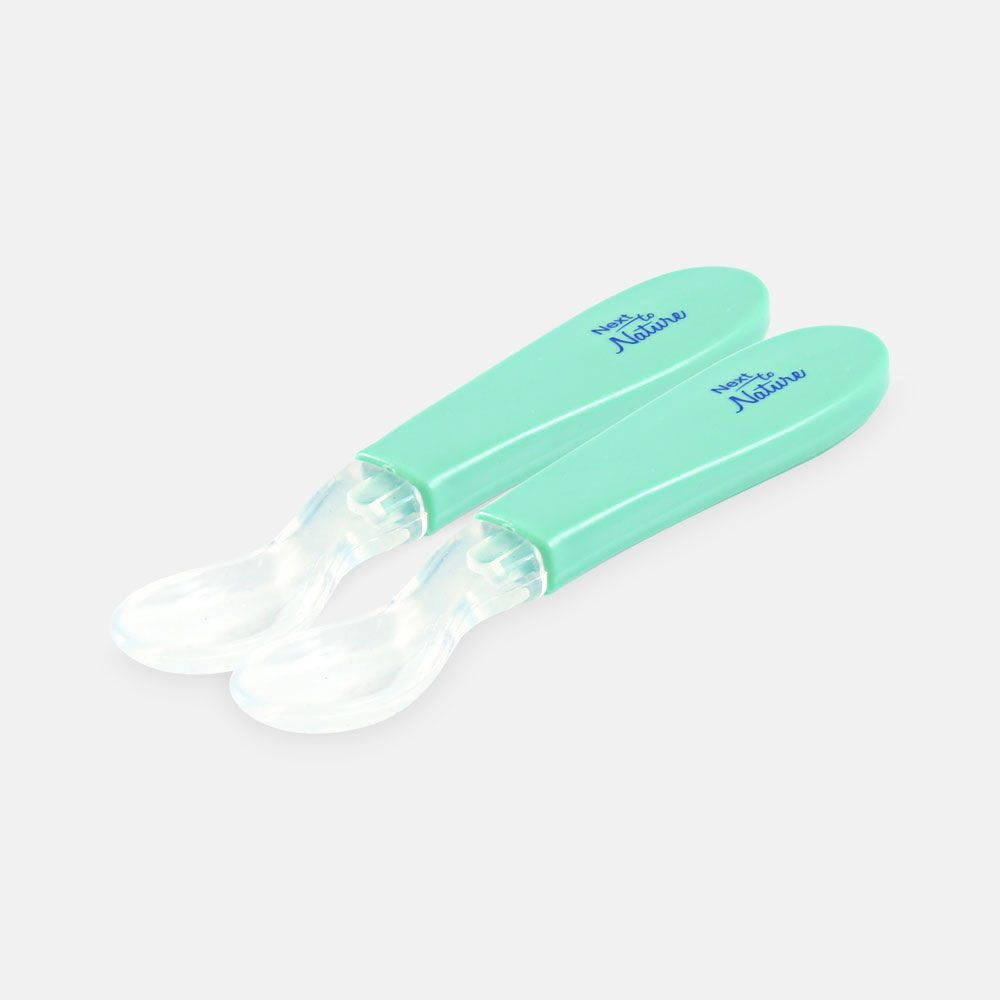 SILICONE SPOON PK-2 GREEN