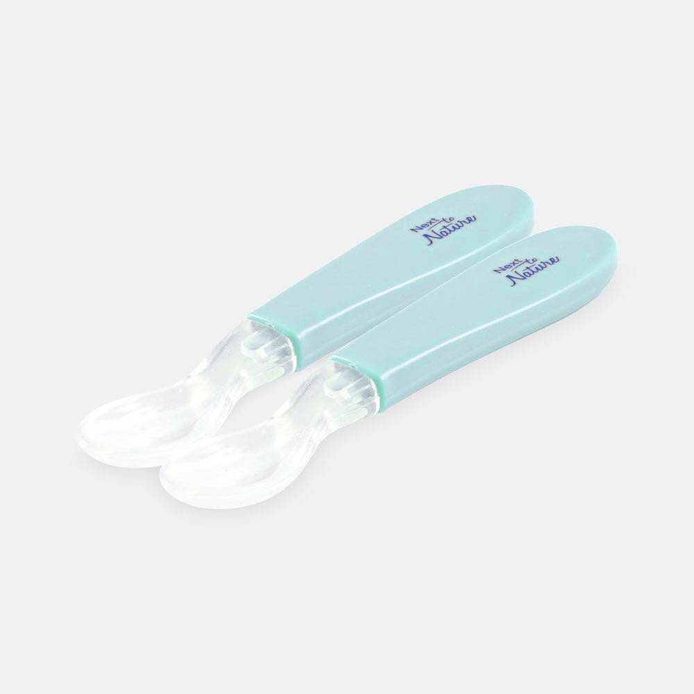 SILICONE SPOON PK-2 BLUE