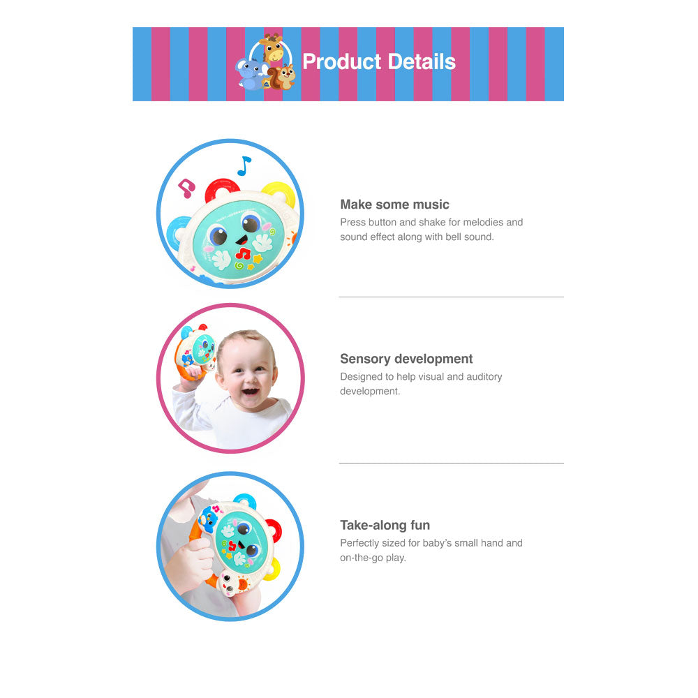 SHAKER TAMBOURINE RATTLE