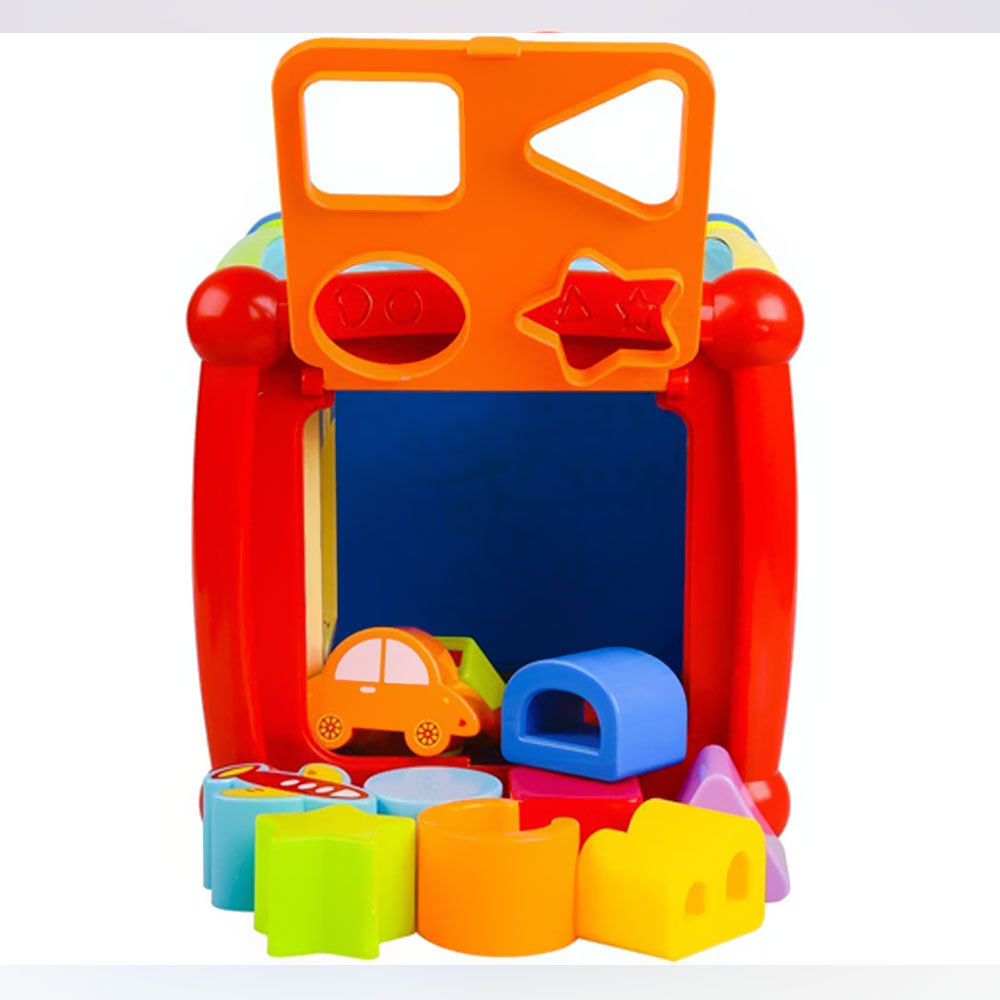 FANCY CUBE BLOCK W/MUSIC & LIGHT