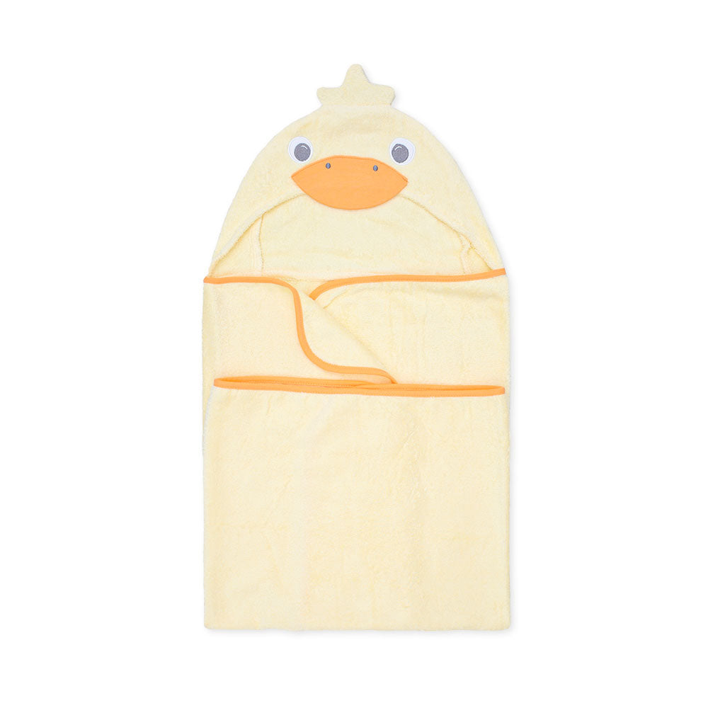 BATH TOWEL YELLOW DUCK HOODED UNISEX