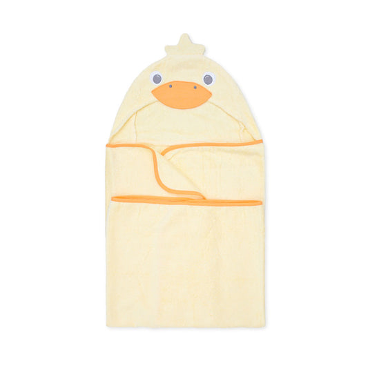 BATH TOWEL YELLOW DUCK HOODED UNISEX