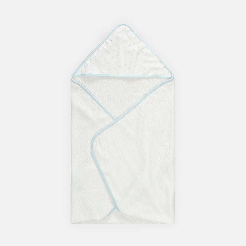 BATH TOWEL PK-2 SKY BLUE HODDED