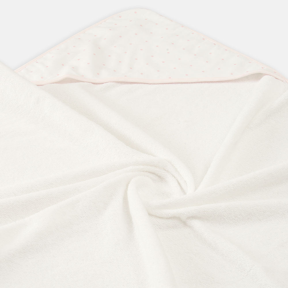 BATH TOWEL PK-2 PINK HOODED