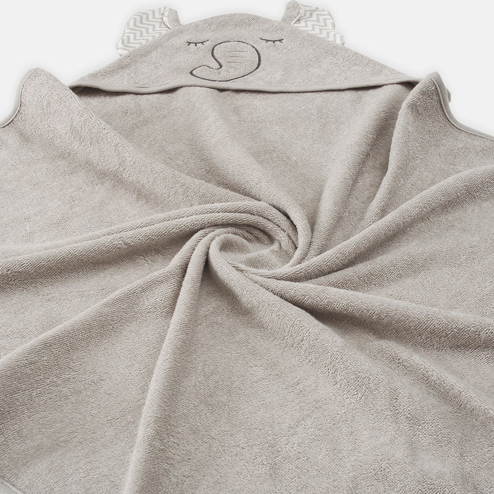 BATH TOWEL GREY ELEPHANT UNISEX