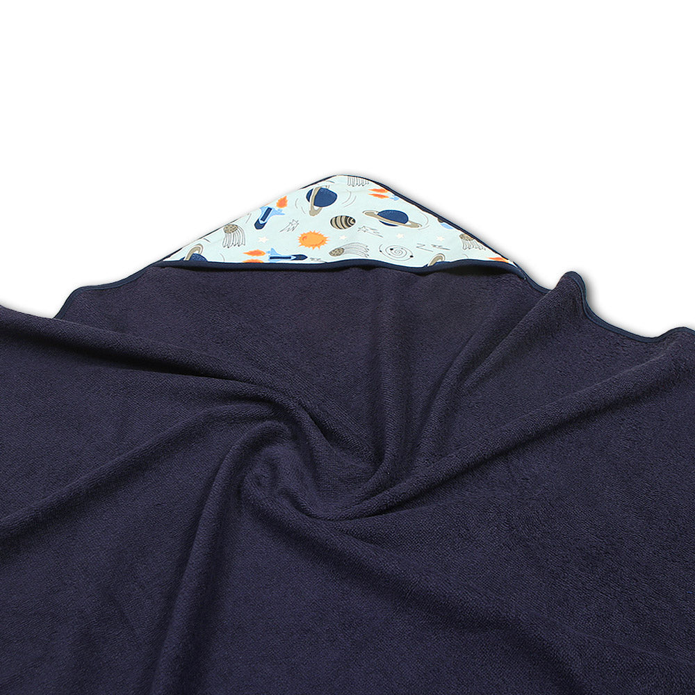 BATH TOWEL WITH FACE TOWEL DENIM SOLAR SYSTEM