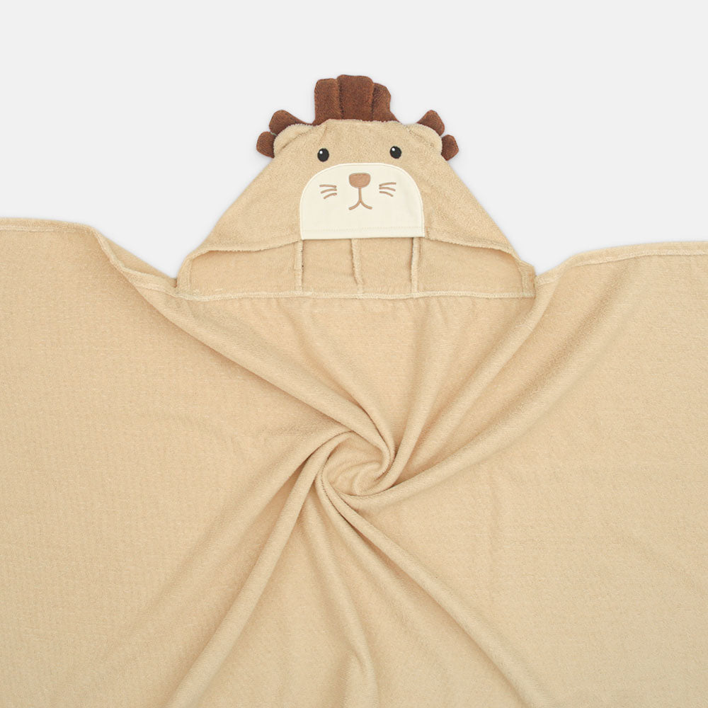 BATH TOWEL WTTH 3 FACE TOWEL LION