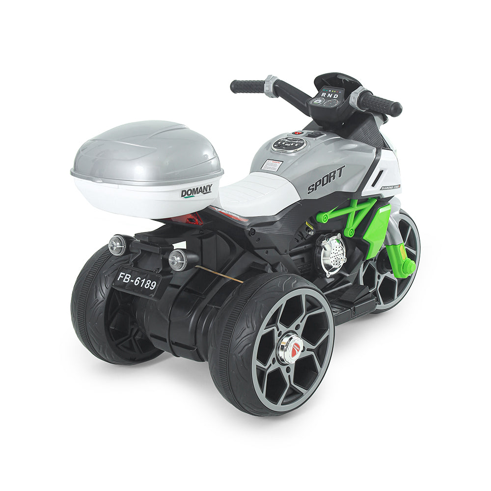 GREEN SPORTY 3-WHEEL BATTERY BIKE