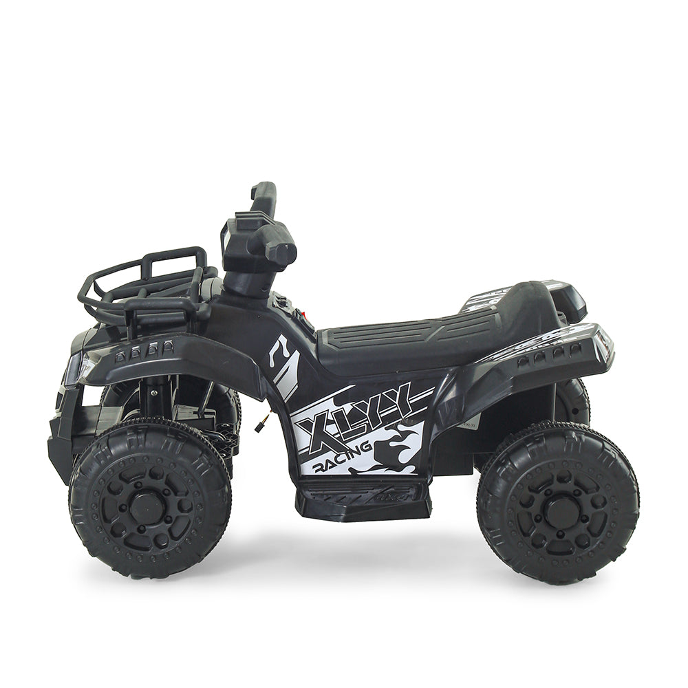 RUGGED BLACK ELECTRIC ADVENTURE QUAD BATTERY BIKE
