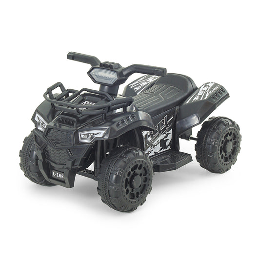 RUGGED BLACK ELECTRIC ADVENTURE QUAD BATTERY BIKE