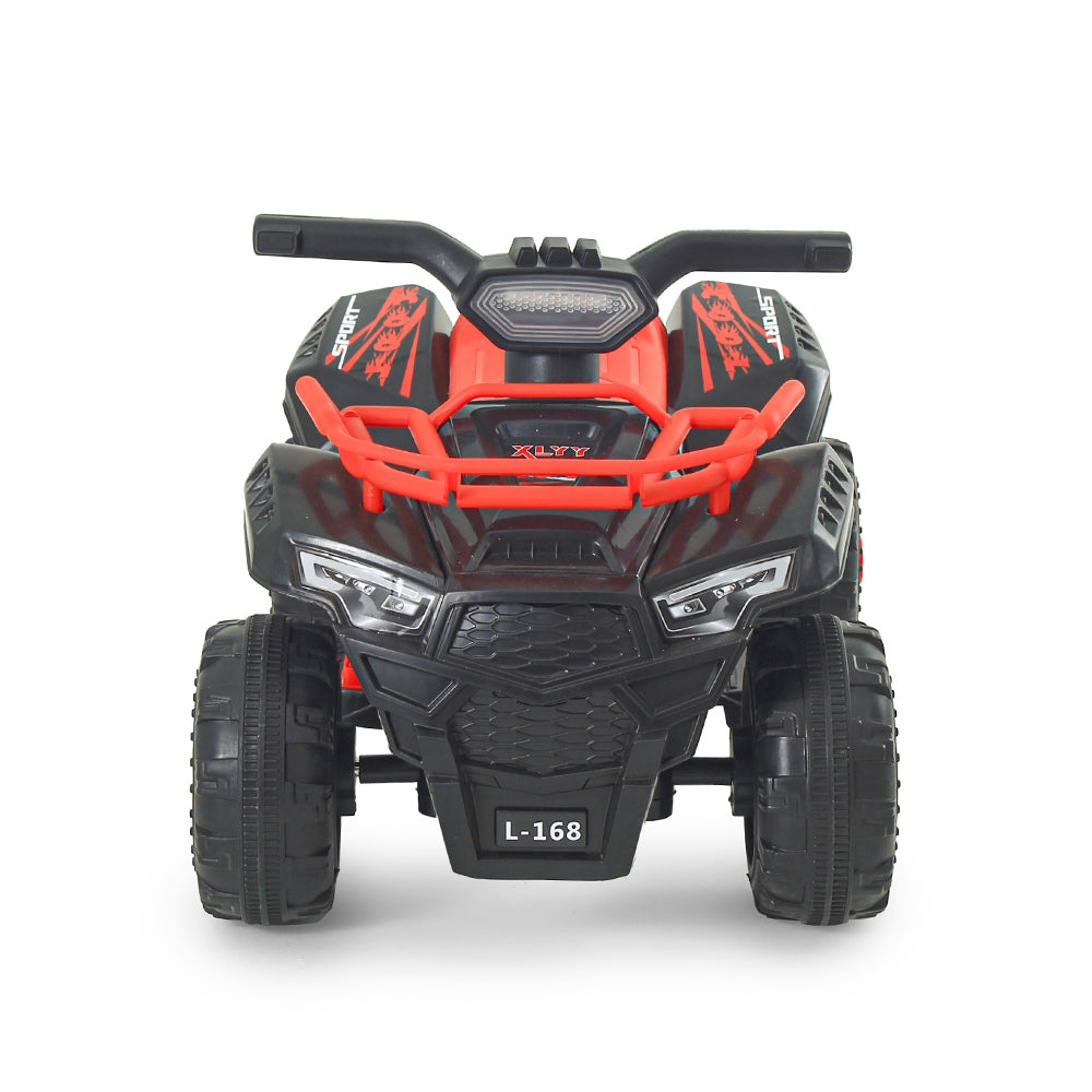 RUGGED RED ELECTRIC ADVENTURE QUAD BATTERY BIKE