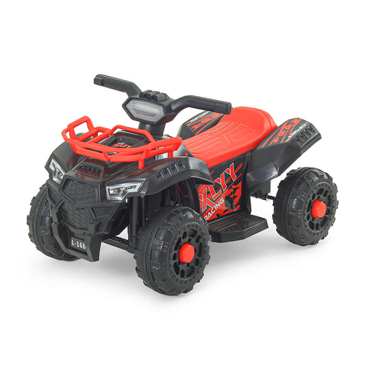 RUGGED RED ELECTRIC ADVENTURE QUAD BATTERY BIKE