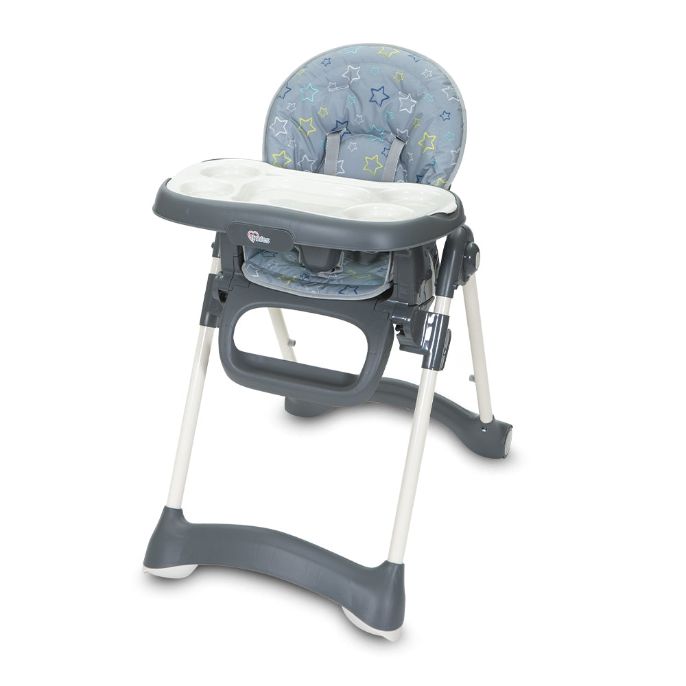 BABY ADJUSTABLE HIGH CHAIR-GREY