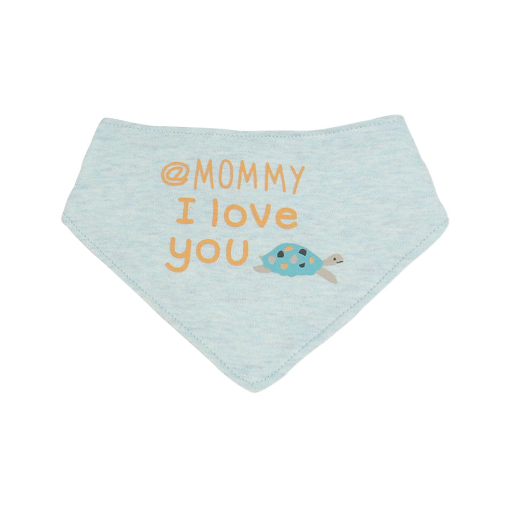 MULTI-COLOR I LOVE YOU MOMMY BIBS PK-3