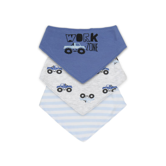 BLUE WORK ZONE BOY BIBS PK-3