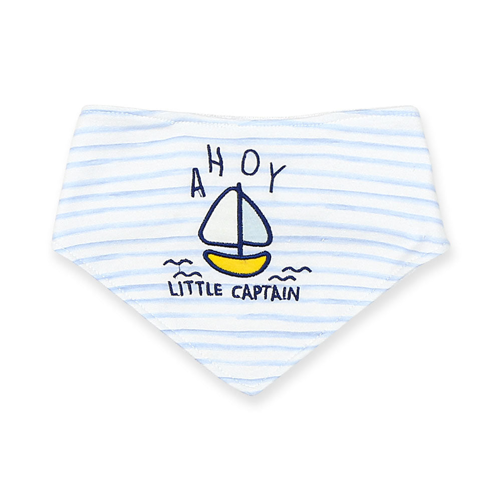 BIBS BANDANA PK-3 BLUE LITTLE CAPTAIN
