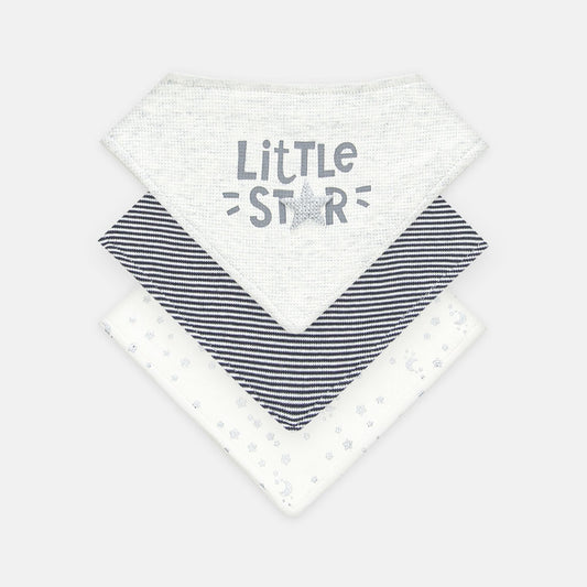 BIBS BANDANA PK-3 LITTLE STAR