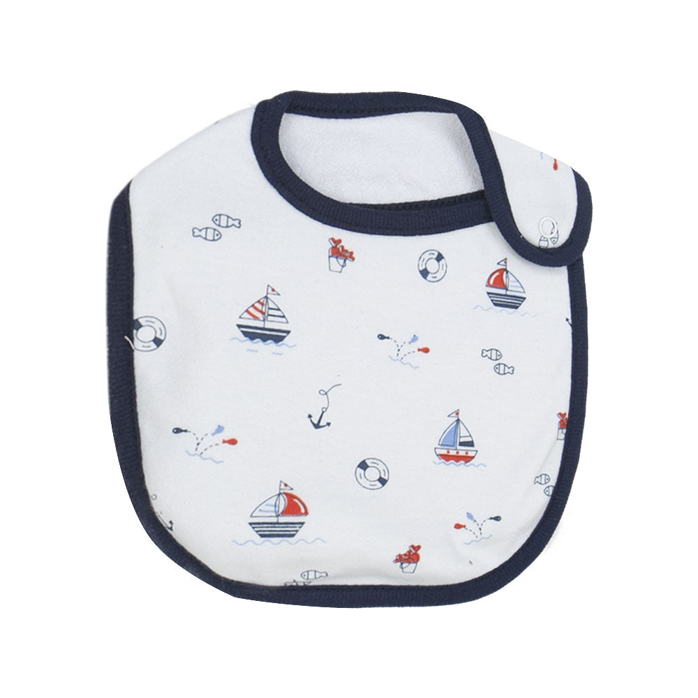 RED DADDY'S 1ST MATE BOY BIBS PK-2