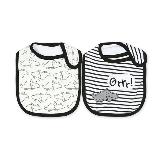 BIBS PK-2 BLACK STRIPES RHINO