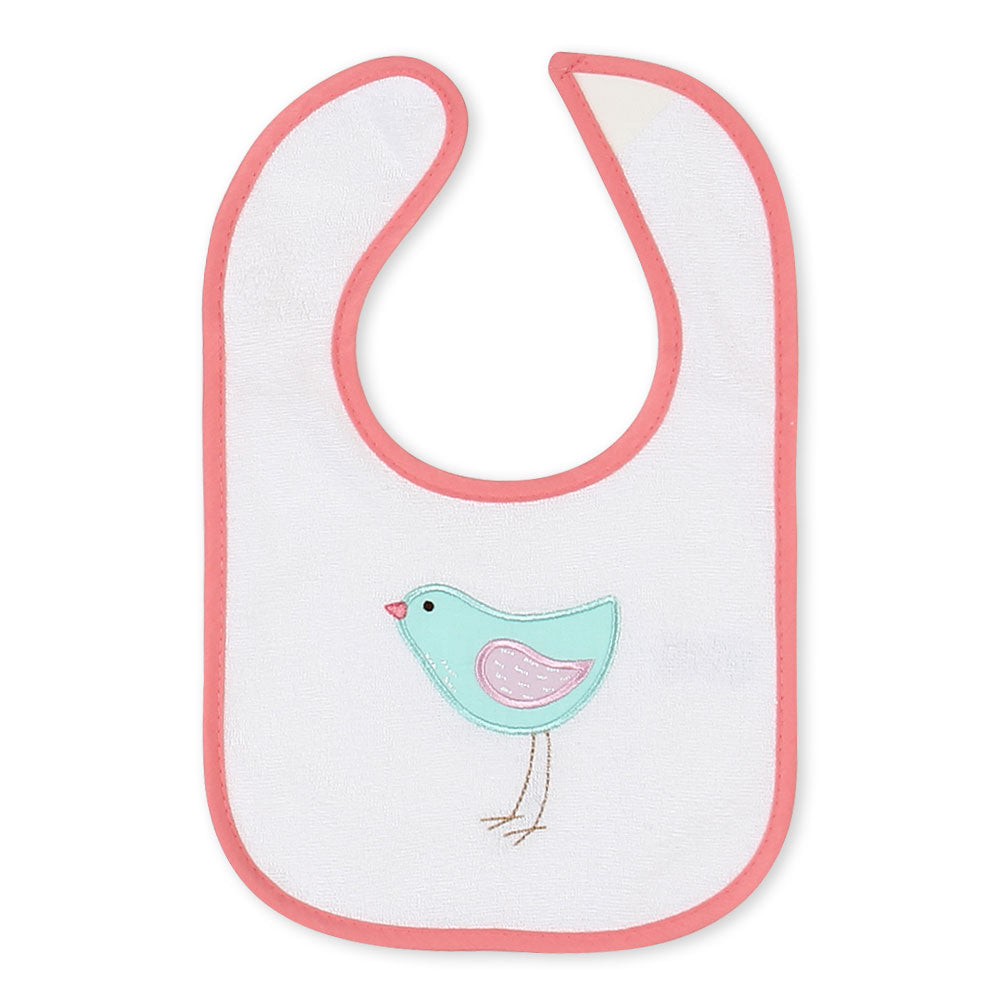 BIBS PK-3 PINK PRETTY FOX & BIRD