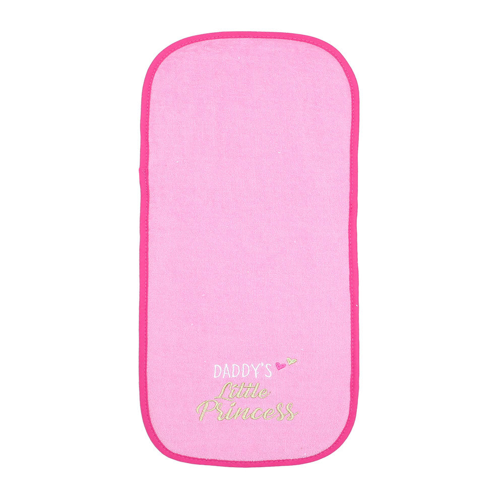 BURP CLOTH PK-3 PINK DADDY'S LITTLE PRINCESS