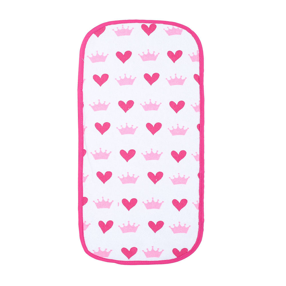 BURP CLOTH PK-3 PINK DADDY'S LITTLE PRINCESS