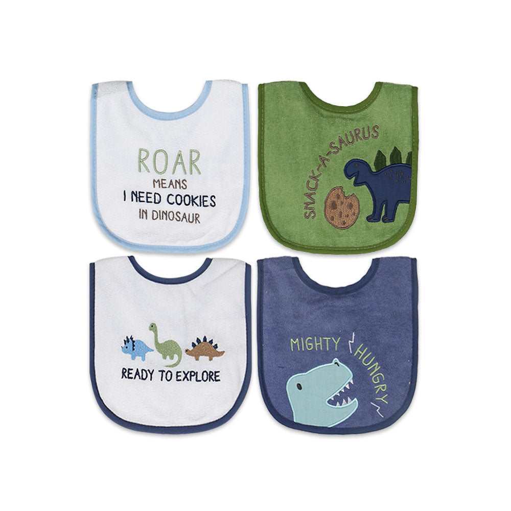 BIBS PK-4 MULTI-COLOR MIGHTY DINO
