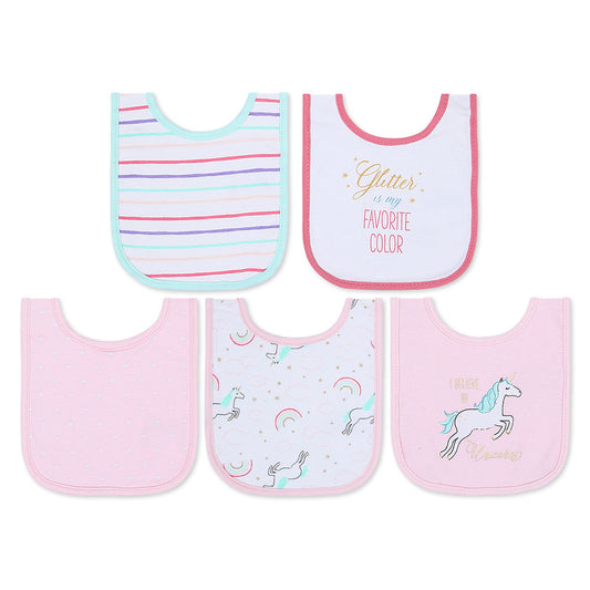 BIBS PK-5 PINK GLITTERY UNICORN