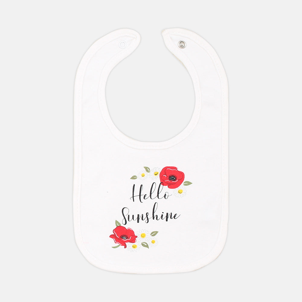 BIBS PK-3 WITH 2 HEAD BANDS HELLO SUNSHINE