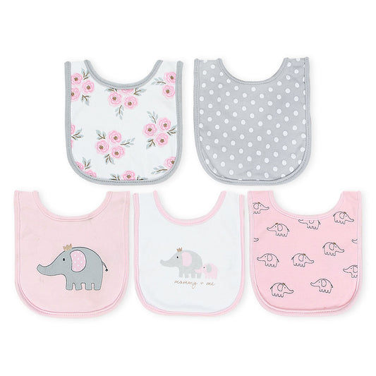BIBS PK-5 MULTI-COLOR FLOWERS & ELEPHANT