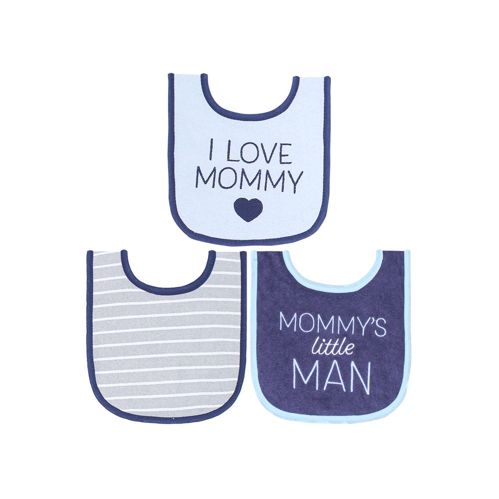 BIBS PK-3 BLUE MOMMY'S LITTLE MAN